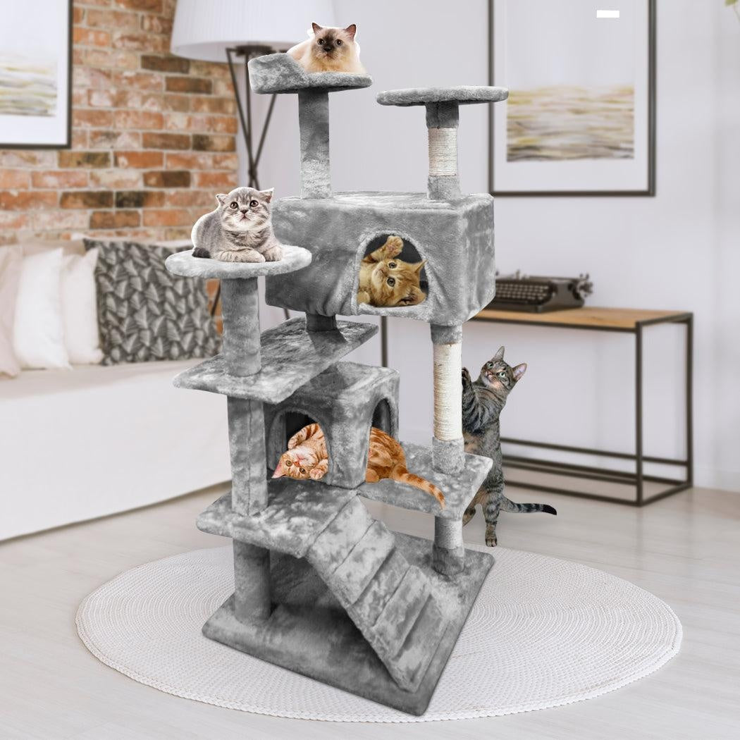 PaWz 1.3M Cat Scratching Post Tree Gym House Condo Furniture Scratcher Tower Deals499