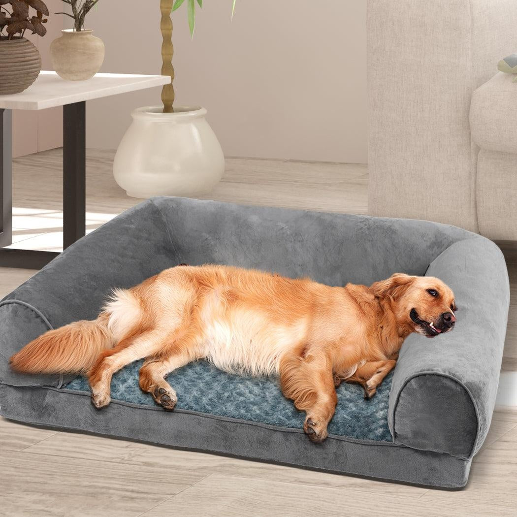 Pet Bed Sofa Dog Beds Bedding Soft Warm Mattress Cushion Pillow Mat Plush XL Deals499