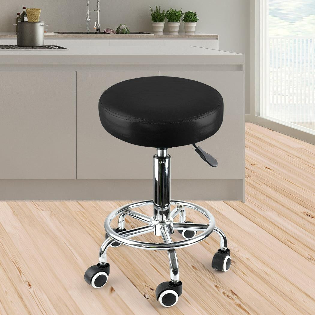 Levede Bar Stools Swivel Salon Office Chair Hairdressing Stool Barber Chairs Deals499