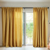 2X Blockout Curtains Curtain Living Room Window Mustard 180CM x 230CM Deals499