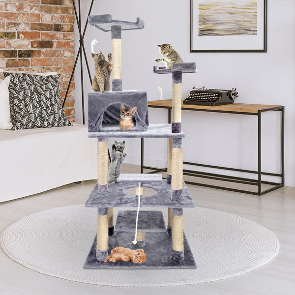 PaWz 2M Cat Scratching Post Tree Pet Gym House Condo Furniture Scratcher Deals499