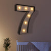 LED Metal Number Lights Free Standing Hanging Marquee Event Party D?cor Number 7 Deals499