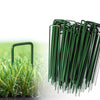 100PCS Synthetic Artificial Grass Turf Pins U Fastening Lawn Tent Pegs Weed Mat Deals499