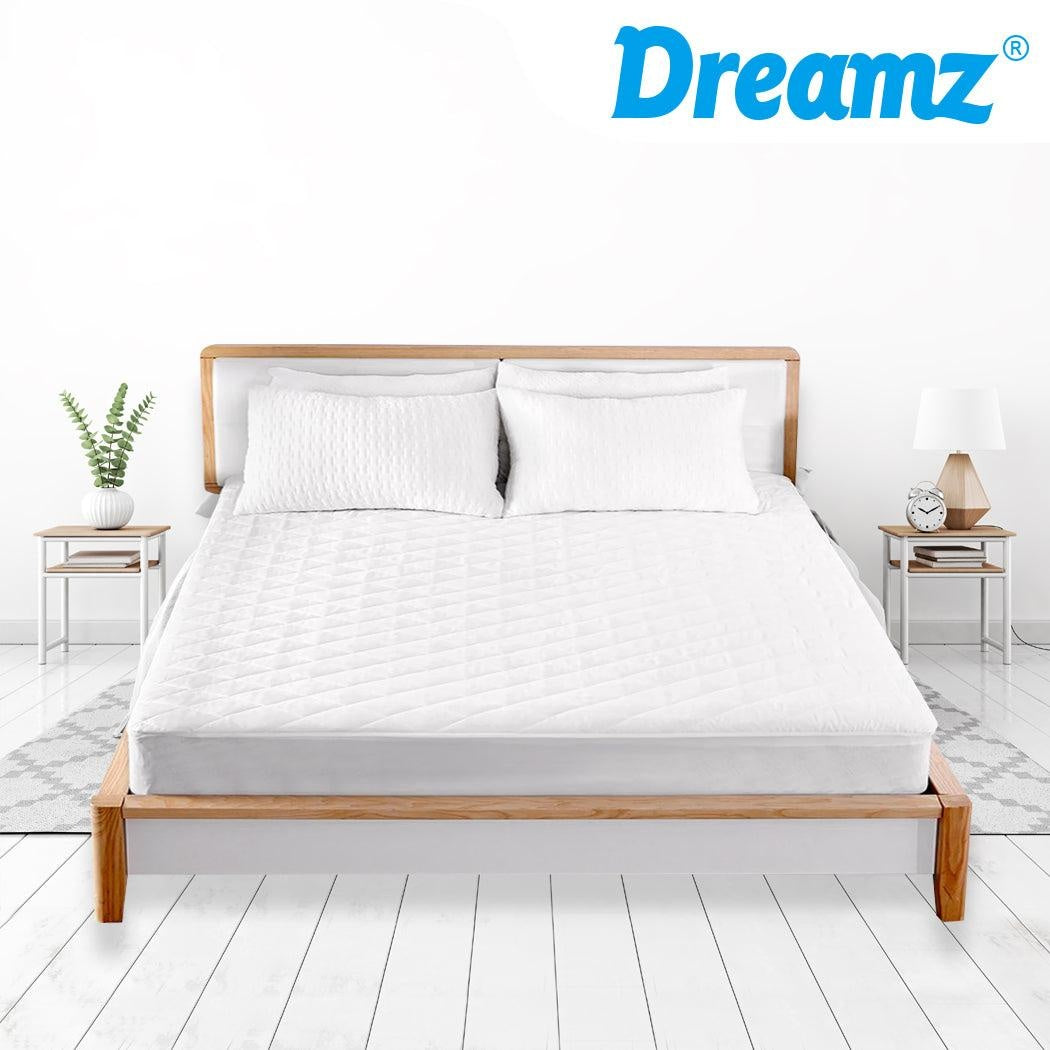 DreamZ Fully Fitted Waterproof Microfiber Mattress Protector in Queen Size Deals499