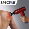 Spector Heated Massage Gun Deep Tissue Percussion Muscle Massager 8 Head Red Deals499