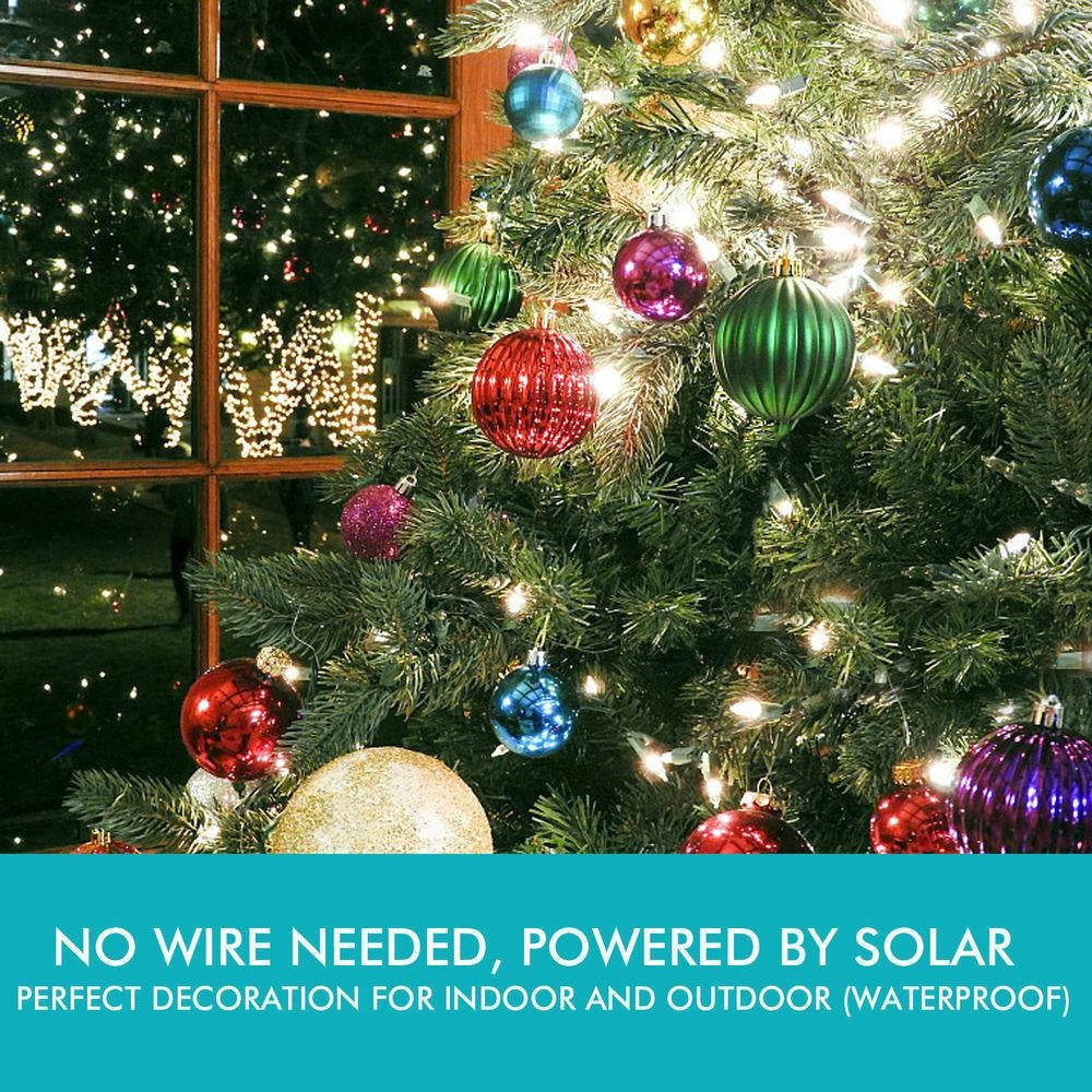 42M 400LED String Solar Powered Fairy Lights Garden Christmas D?cor Warm White Deals499