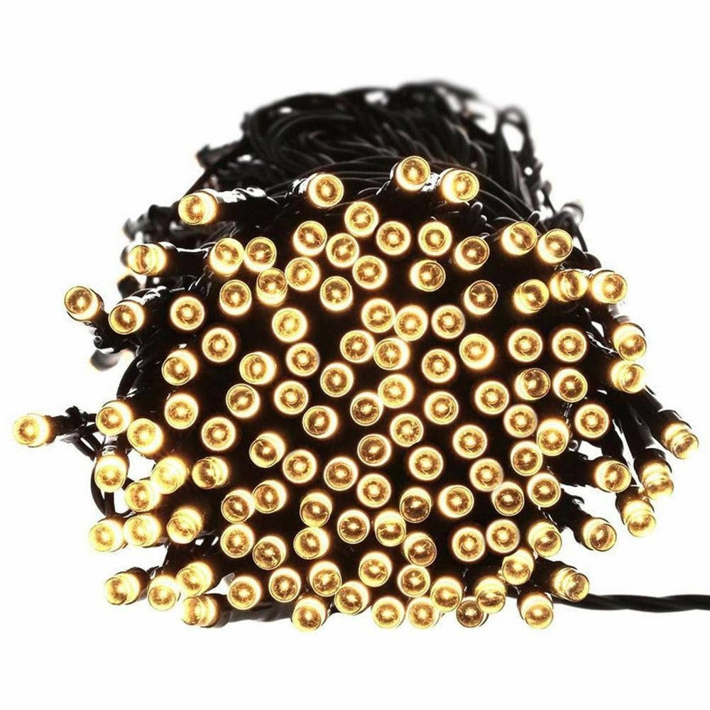 25M 200LED String Solar Powered Fairy Lights Garden Christmas Decor Warm White Deals499