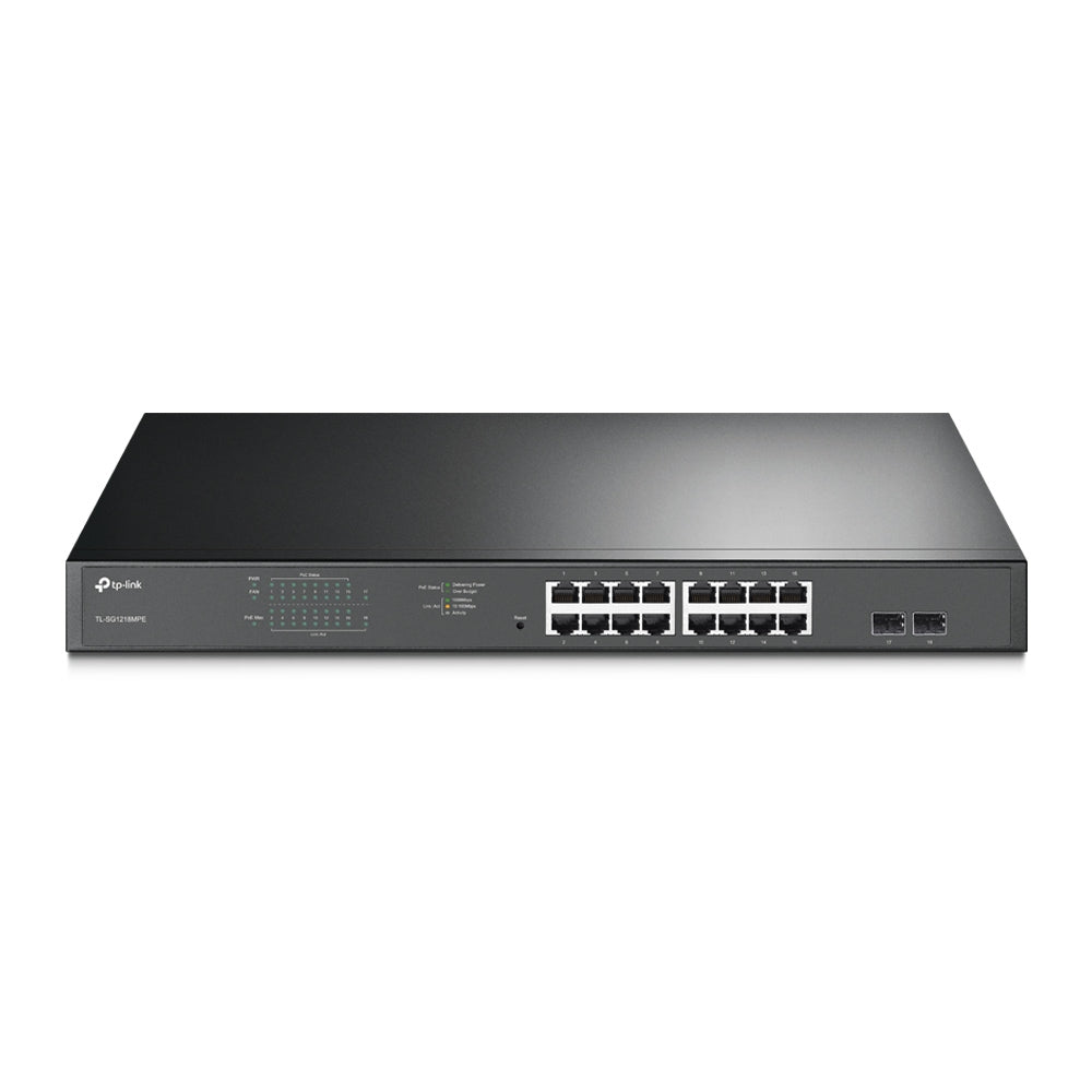 TP-Link TL-SG1218MPE JetStream 16-Port Gigabit Easy Smart PoE/PoE+ Switch Deals499