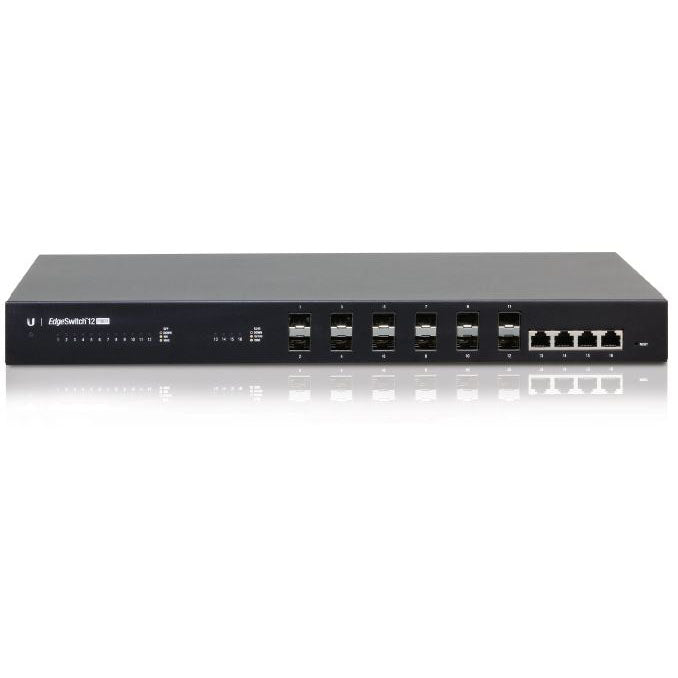 Ubiquiti EdgeSwitch - Managed Gigabit Fiber Switch with 12 SFP Slots Deals499