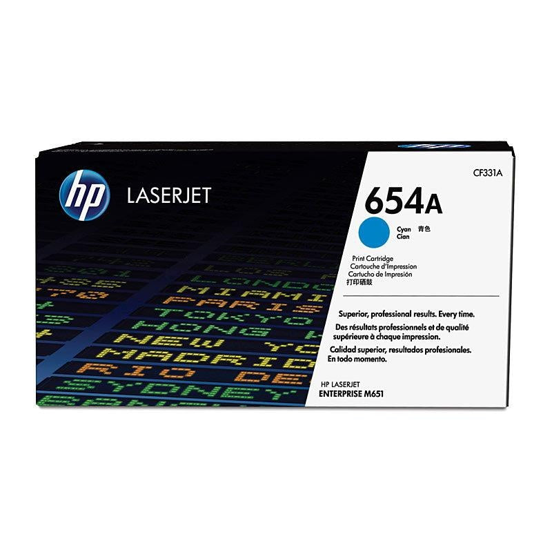 HP #654A Cyan Toner CF331A HP