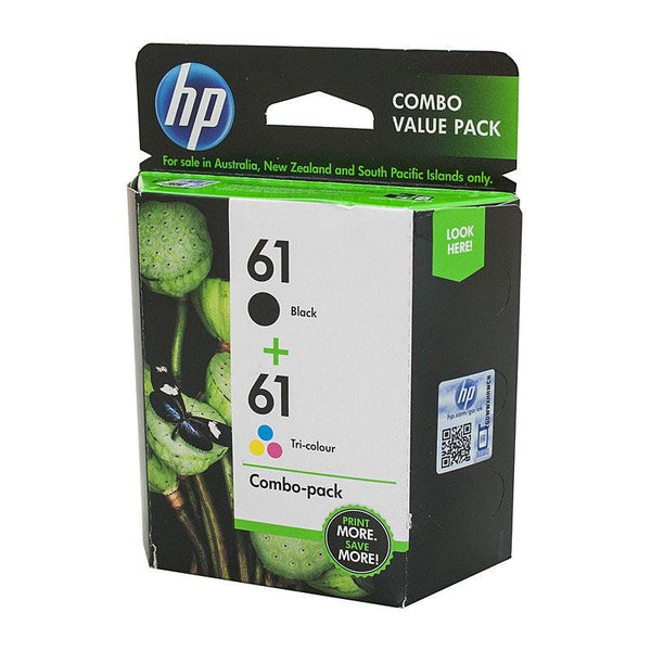 HP #61 Black & Colour Ink Pack HP