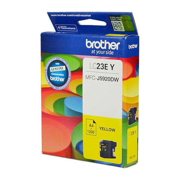 BROTHER LC23E Yellow Ink Cartridge BROTHER