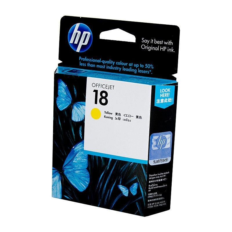 HP #18 Yellow Ink Cartridge C4939A HP