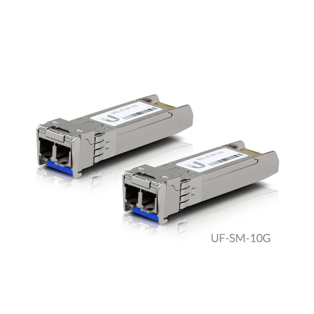 Ubiquiti UF-SM-10G Single Mode Fibre SFP Module. Pack of 2 Deals499