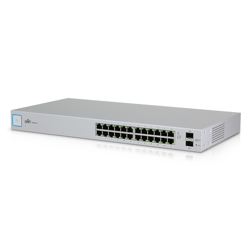 Ubiquiti UniFi Switch, 24-Port Gigabit Managed switch with 2 SFP Slots Deals499