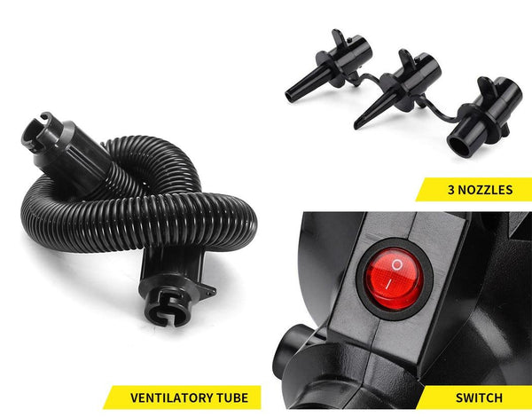 Electric Air Pump Inflatable 240V Air Mattress Camping Track Mat Deflate Inflate Deals499