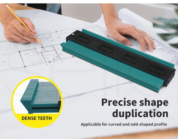 Profile Gauge Shape Contour Duplicator Gauge Laminate Tiles Tiling Template Tool Deals499