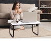 Foldable Bed Tray Laptop Table Stand Tablet  Portable Tables White Deals499