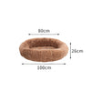 PaWz Pet Bed Mattress Dog Beds Bedding Cat Pad Mat Cushion Winter XXL Brown Deals499